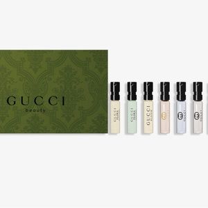 Gucci beauty 8 piece sampling set / great stocking stuffer🎄